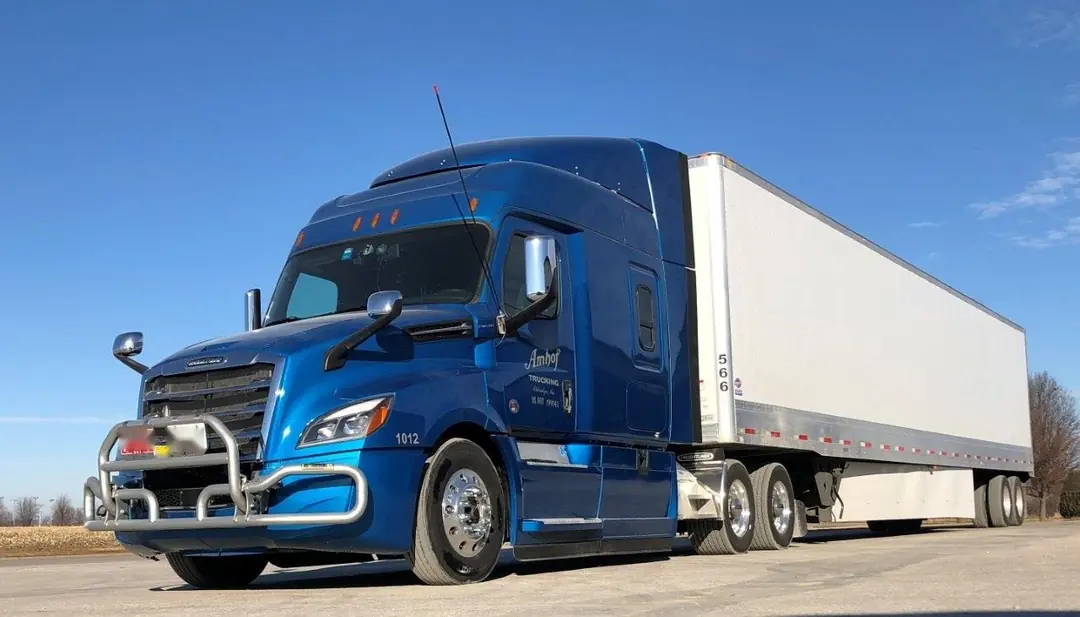 Amhof Trucking tractor and trailer